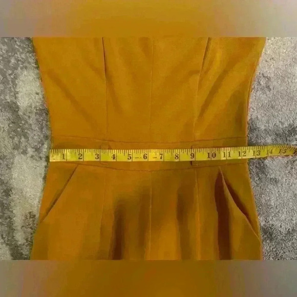 Women’s Yellow Strapless Have Romper - Picture 8 of 10